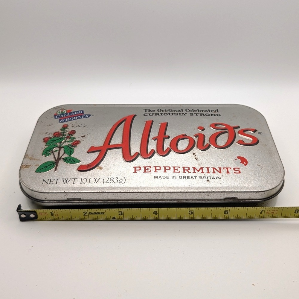 Altoids Peppermint Tin Vintage Callard & Bowser 10 oz Large Collectible Big Tin - Picture 5 of 6
